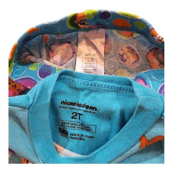 Nickelodeon Bubble Guppies Toddler Pajamas 2T - Picture 5 of 5
